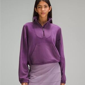 Lululemon Brushed Softstreme Ribbed Half Zip